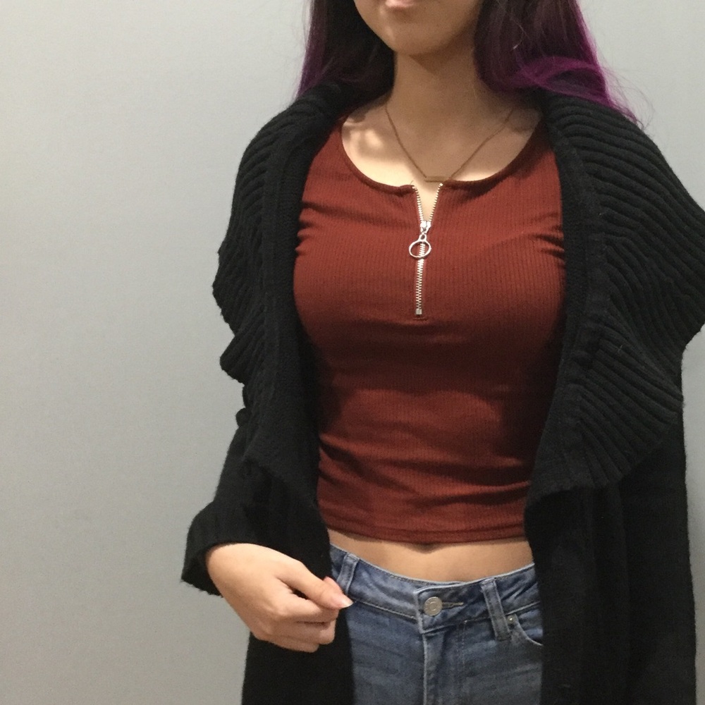 Long Black Cardigan